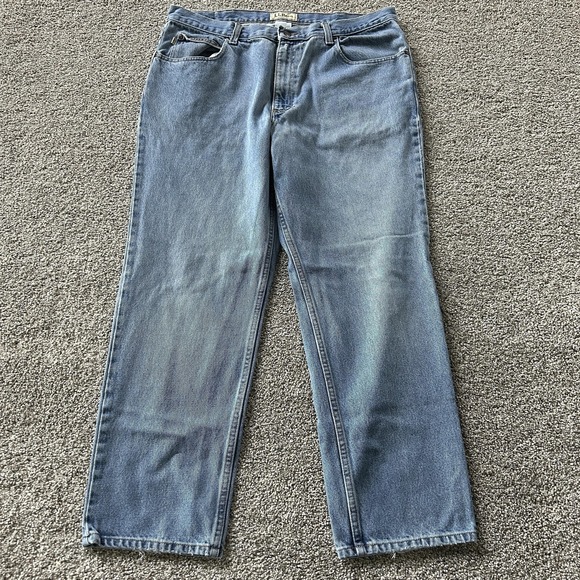 L.L. Bean Other - L.L. Bean Jeans Mens 38x29 Light Wash Blue Denim Classic Straight Casual Pants